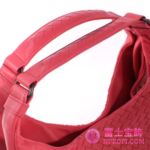 【2010年秋冬モデル】Bottega Veneta/ボッテガ・ヴェネタ  ラムスキン ショルダーバッグ アンティークピンク 125787V00166677